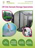 Off Site Sample Storage Specialists