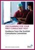JOB PLANNING FOR YOUR FIRST CONSULTANT POST Guidance from the Scottish Consultants Committee
