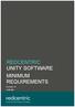REDCENTRIC UNITY SOFTWARE MINIMUM REQUIREMENTS