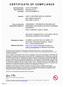 CERTIFICATE OF COMPLIANCE