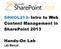 SPHOL213: Intro to Web Content Management in SharePoint 2013