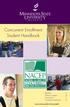 Concurrent Enrollment Student Handbook