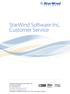 StarWind Software Inc. Customer Service