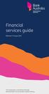 Financial services guide