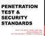 PENETRATION TEST & SECURITY STANDARDS