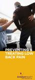 Preventing & Treating Low Back Pain