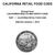 CALIFORNIA RETAIL FOOD CODE