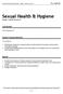Sexual Health & Hygiene Grades 7 and 8, Lesson #3