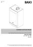 Installation and Service Manual. Duo-tec Combi 24-28 - 33-40 28 LPG. Gas Fired Wall Mounted Condensing Combination Boiler