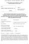 Case 14-10833-CSS Doc 1069 Filed 08/14/15 Page 1 of 5 IN THE UNITED STATES BANKRUPTCY COURT FOR THE DISTRICT OF DELAWARE