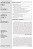 MEDICÍNSKA ETIKA A BIOETIKA MEDICAL ETHICS & BIOETHICS OBSAH / CONTENTS OD REDAKCIE / EDITORIAL *) ČASOPIS ÚSTAVU MEDICÍNSKEJ ETIKY ABIOETIKY