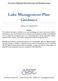 Lake Management Plan Guidance