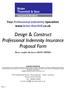 Design & Construct Professional Indemnity Insurance Proposal Form