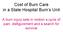 Cost of Burn Care in a State Hospital Burn s Unit. A burn injury sets in motion a cycle of pain, disfigurement and a search for survival