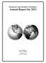 Seminaries and Institutes of Religion. Annual Report for 2012
