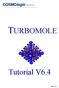 TURBOMOLE. Tutorial V6.4
