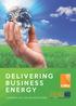 DELIVERING BUSINESS ENERGY GO GREEN AND SAVE MONEY