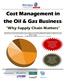 Cost Management in the Oil & Gas Business: