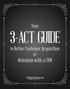 Your 3-ACT GUIDE. to Better Customer Acquisition & Retention with a CRM