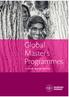 Global Master s Programmes. in health and life sciences