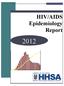HIV/AIDS Epidemiology Report