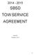 2014-2015 SBSD TOW SERVICE AGREEMENT