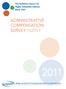 ADMINISTRATIVE COMPENSATION SURVEY