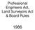 Professional Engineers Act, Land Surveyors Act & Board Rules