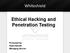Ethical Hacking and Penetration Testing Presented by: Adam Baneth Managing director