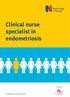 Clinical nurse specialist in endometriosis