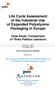 Life Cycle Assessment of the Industrial Use of Expanded Polystyrene Packaging in Europe