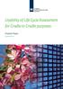 Usability of Life Cycle Assessment for Cradle to Cradle purposes
