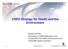 CNES Strategy for Health and the Environment