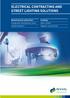 ELECTRICAL CONTRACTING AND STREET LIGHTING SOLUTIONS
