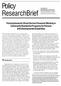 Policy Research Brief