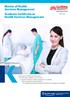 Master of Health Services Management Graduate Certificate in Health Services Management