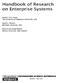 Handbook of Research on Enterprise Systems