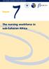 THE GLOBAL NURSING REVIEW INITIATIVE. Burdett Trust for Nursing. Issue. The nursing workforce in sub-saharan Africa