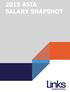 2015 ASIA SALARY SNAPSHOT