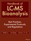 HANDBOOK OF LC-MS BIOANALYSIS