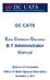DC CATS. Early Childhood Outcomes B-7 Administrator Manual. District of Columbia Office of State Special Education