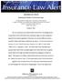 INSURANCE LAW UPDATE. Revisiting the Number of Occurrences Issue