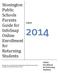 !#$ Stonington Public Schools Parents Guide for InfoSnap Online Enrollment. for Returning. Students. August. Online Enrollment.