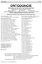 ORTODONCIE RecenzovanyÂ cï asopis CÏ eskeâ ortodontickeâ spolecïnosti Published by the Czech Orthodontic Society