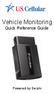 Vehicle Monitoring Quick Reference Guide