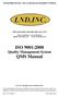 ISO 9001:2008 Quality Management System QMS Manual