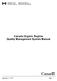 Canada Organic Regime Quality Management System Manual