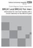 BRCA1 and BRCA2 for men