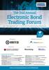 The 2nd Annual Electronic Bond Trading Forum