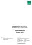 OPERATION MANUAL. Torque sensor model 8661